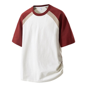 美式运动球服短袖男夏季潮牌重磅纯棉宽松休闲凉感t恤HH5712-P25图片