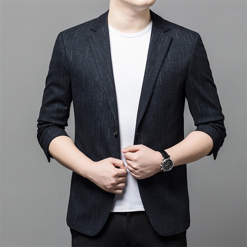Y6636钱塘2020-2中青年男士秋装薄款时尚休闲简约西装外套P145,男装西服,钱塘207-2