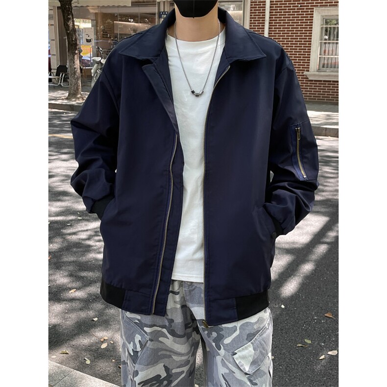痞帅外套男ins高街潮牌港风原宿风韩版潮流宽松夹克JK0441-P60,男装夹克,星座308B-2