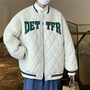 Q冬季棒球服棉服男宽松工装棉衣情侣加厚外套复古棉袄  W2314-P68图片