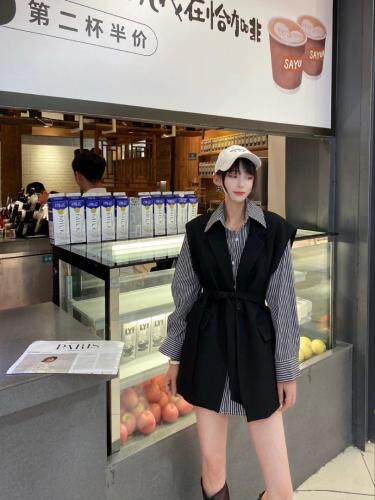 秋季新款两件套，其它，黑米