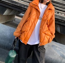 【现货】冬季新品，欧版宽松羽绒服，女装羽绒服，雯哲