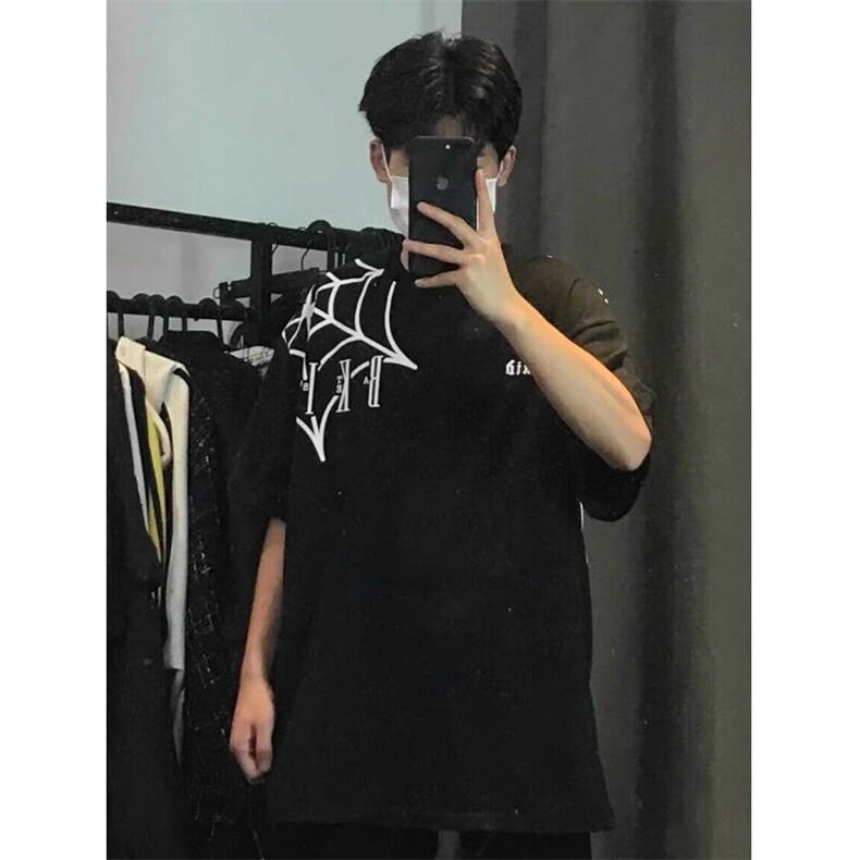 【有货】DT5037-特P30美式潮牌蜘蛛短袖T恤男女夏季高街宽松半袖,男装T恤,星座603-2