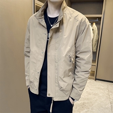 主推数据款夹克男休闲时尚潮流立领上衣外套A329-FL2313-P90，男装夹克，电商A329