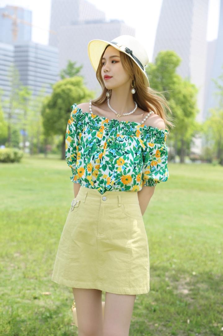 夏季新款绿色系。,女装,维纳真蒂 纳易莲