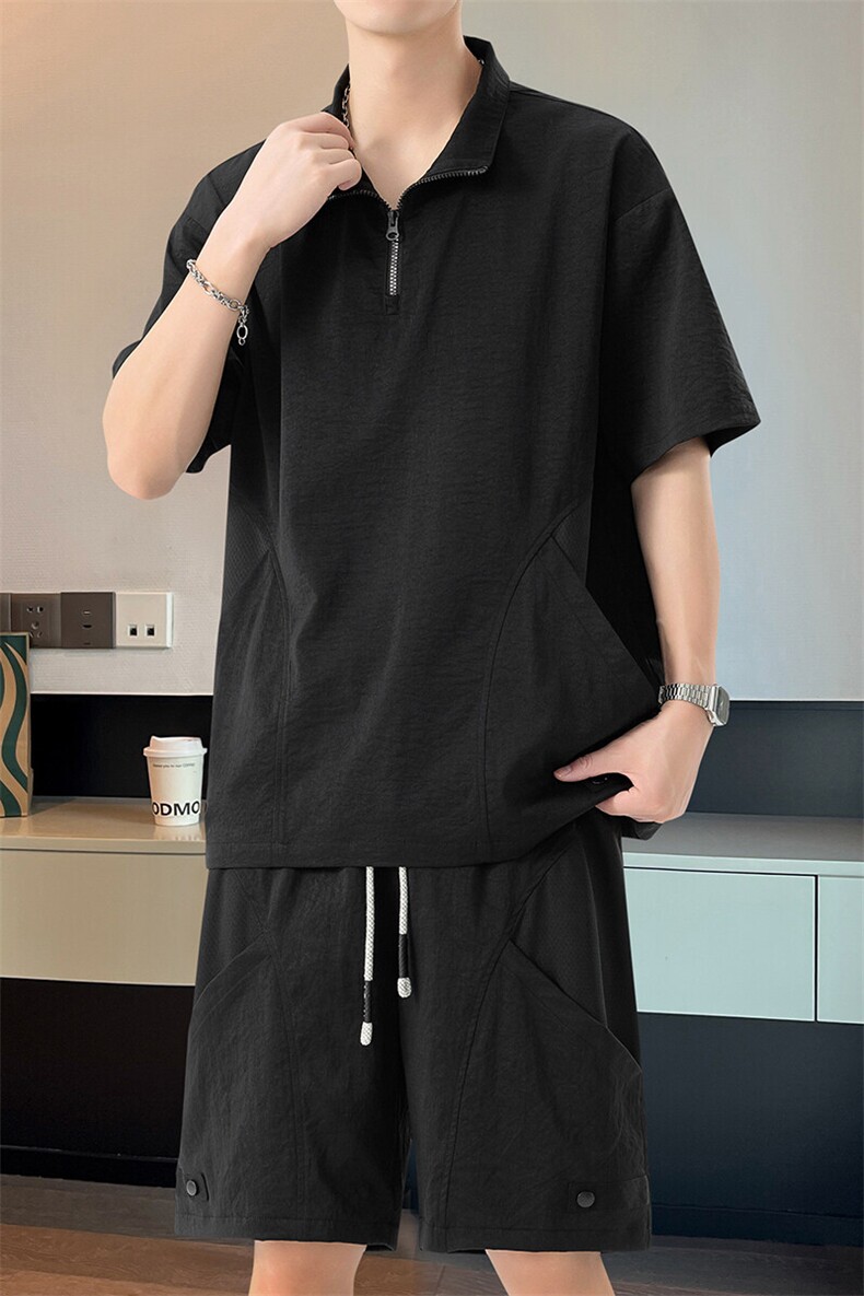 35566-P66大码控118大码夏季男士休闲套装,男装休闲套装,星座209