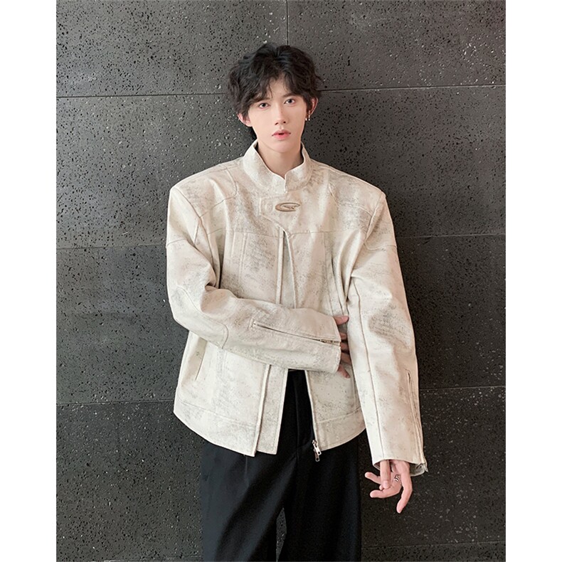 1303B-JK5508-P98138垫肩飞行服夹克小众结构设计外套,男装夹克,星座1303B