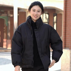 现货美式高街休闲夹克冬季立领纯色三防户外工装加厚棉服外套，男装夹克，电商A486