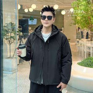 3916 P135 2025新款棉服加棉冲风衣夹克外套图片