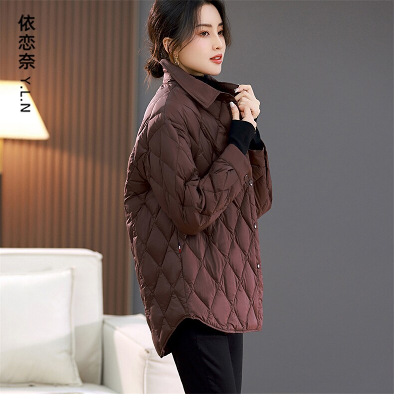 2023冬装新款时尚百搭潮流气质短款休闲减龄羽绒服外套女图片