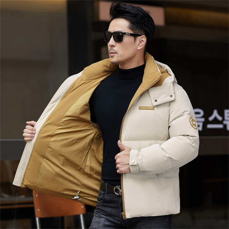 ZMS-M2555新款冬季男士灰鸭绒羽绒服可脱卸帽保暖外套修身大衣,男装羽绒服,电商B360