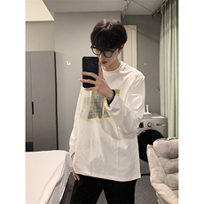 已有版权自家图纯棉情侣宽松圆领刺绣卫衣T恤男女WY18-特P35控58，男装T恤，星座205-5