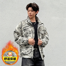 美式新款冬多口袋户外机能休闲棉衣外套A436-W995-P95138，男装棉衣，电商A436