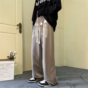 男秋季新款港风休闲裤发泡裤KD58P32图片