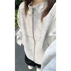 特批55抖音数据款棒球领雾感夹克街头教练翻领外套JK3060，男装夹克，电商A128