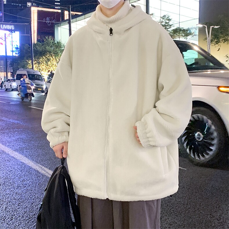 2024冬款加绒加厚棉衣羊羔绒外套双面穿潮流外套男MY102P95控138,男装棉衣,电商A086