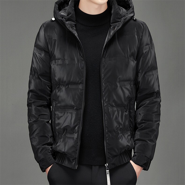 冬季可脱卸帽休闲羽绒服男冬新款中年保暖外套上衣BJY08218-P170,男装羽绒服,电商B212（原钱塘6029）