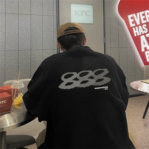 特P25控48 秋冬新款男士圆领卫衣宽松休闲日常百搭上衣WQ2423图片