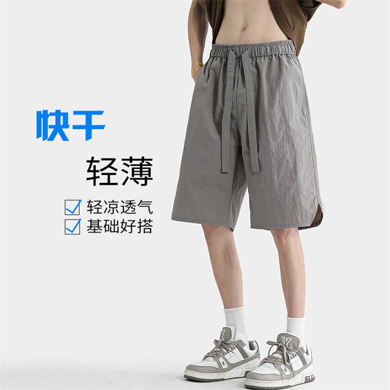 特P20无差价夏季多巴胺速干男女情侣糖果色透气休闲五分短裤DK92图片
