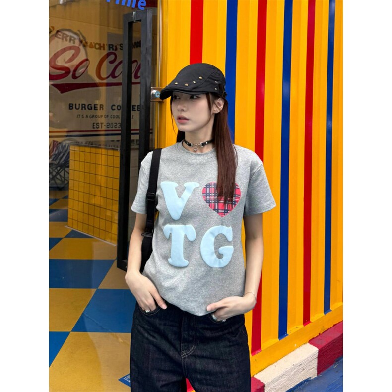 【网图有货】美式格子拼接卷边牛仔裤男女阔腿裤子NZ011CC-特P65,男装牛仔裤,星座1007（原301D）