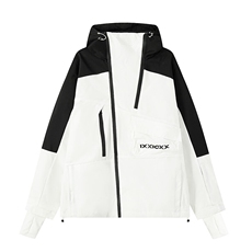 冬季防水加棉加厚机能潮滑雪衣男女连帽抽绳滑雪服外套HF57-P175，男装棉衣，电商A001