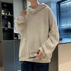 重磅卫衣男生2024年秋冬季新款痞帅帽衫衣服连帽外套男款A211/P60，女装短外套，星座506