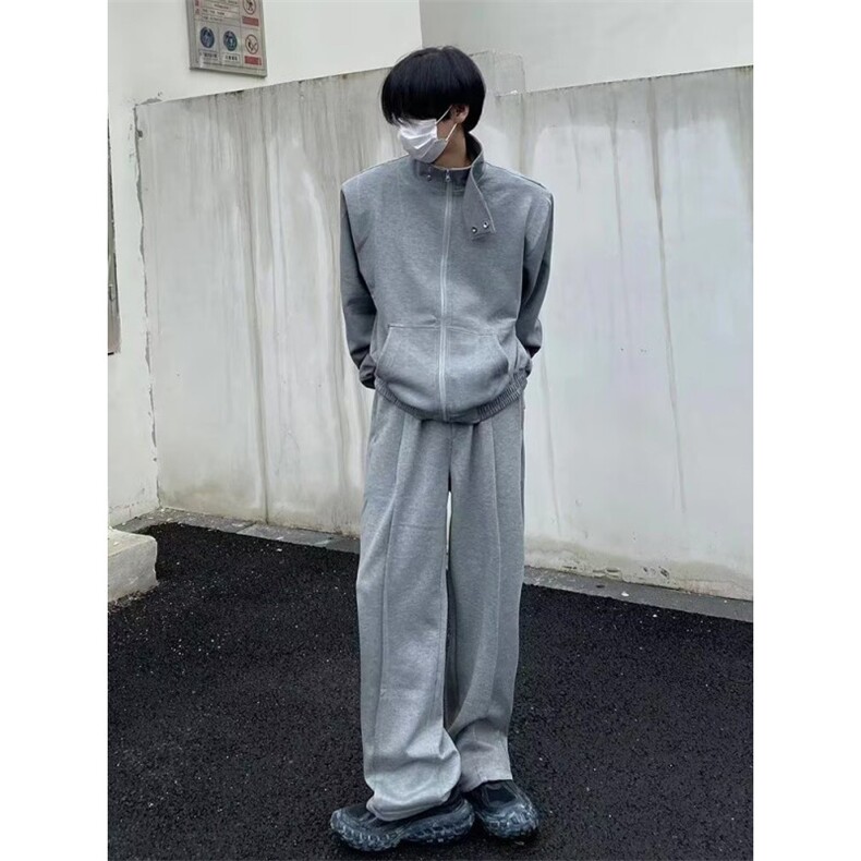 原宿新款流行ins日系休闲套装文艺百搭气质潮流简约慵懒W6725-P69，男装休闲套装，星座412-3