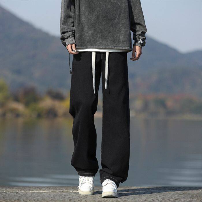 2025年夏季新款直筒阔腿休闲牛仔裤S-3XL-808-P45,男装牛仔裤,星座417-1（原电商B245）