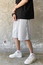2021运动短裤宽松篮球印花五分裤休闲夏季阔腿中裤潮6128/，男装休闲裤，星座1506-1