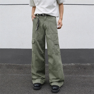 A436-6239E-P75128 2025秋冬新款重磅美式复古多口袋直筒裤图片