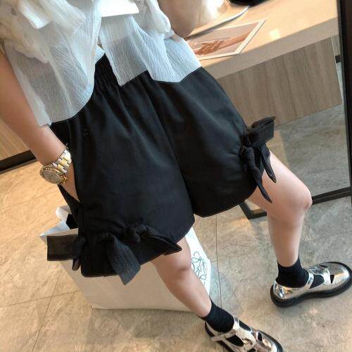 蝴蝶结短裤，女装，XTZ style