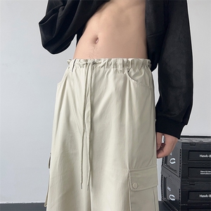 美式复古休闲多口袋工装裤8男女宽松直筒休闲裤XZ211-1-K2340-P60
