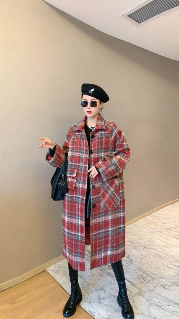 尼料大衣，女装，女人家淼漫