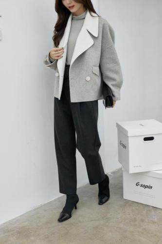 冬季新品双面羊绒大衣，女装，拉嘉图