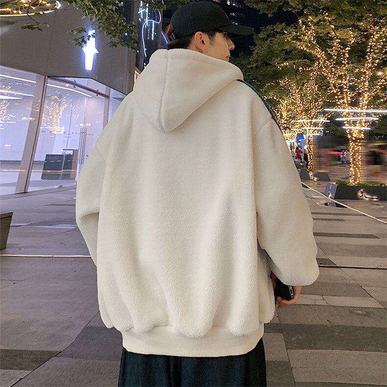 冬装加绒加厚保暖棉衣毛巾绣羊羔绒连帽外套男女919-P110控价158,男装棉衣,电商A441-1