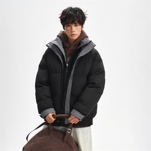 冬季新品得物美式潮流高品质格子加绒加厚棉衣外套棉服MY5566-P88图片