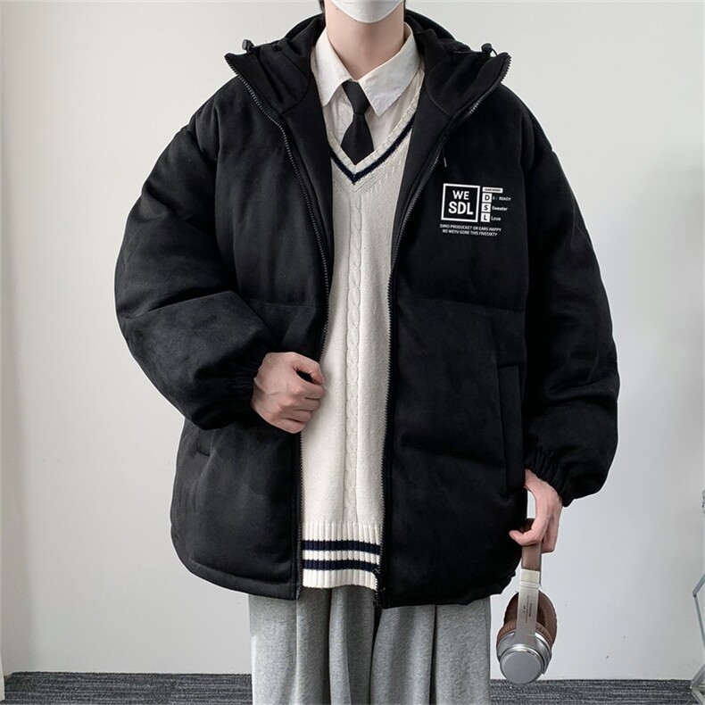 电商DSA028-MYD21K114P115冬季新款麂皮绒立领棉衣男控148,男装棉衣,电商A028