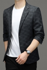 M3373-1钱塘2020-2秋季中年男士修身西服时尚休闲百搭外套P142，男装西服，钱塘207-2