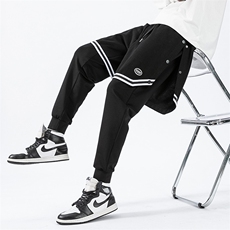 春季男士新款青少年酷霸假两件叠穿潮牌潮流修身休闲裤SK2118-P80，男装休闲裤，电商A128