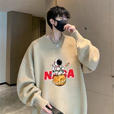 半高领毛衣男士大码针织衫男毛线衣男M18289-P45加绒款-P65，男装针织衫/毛衣，电商A040