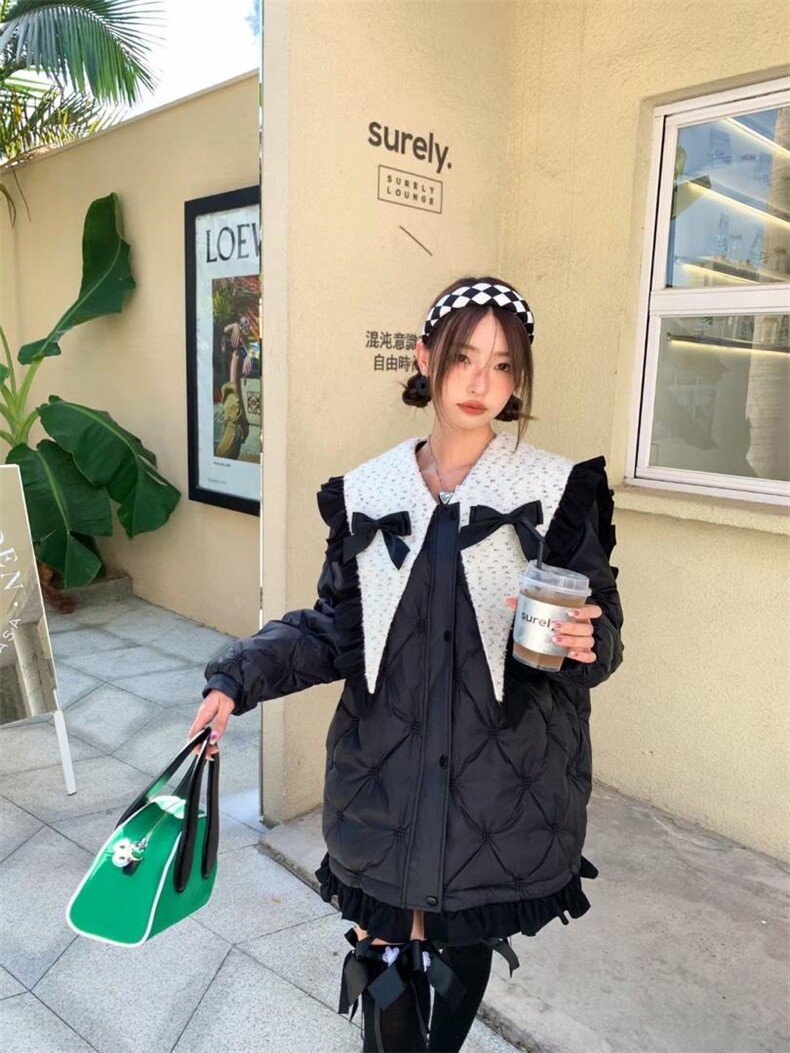 羽绒服，女装羽绒服，blue face