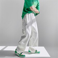 2025春款男士新款宽松白色直筒休闲裤牛仔裤K524/P45控69，男装牛仔裤，星座608A