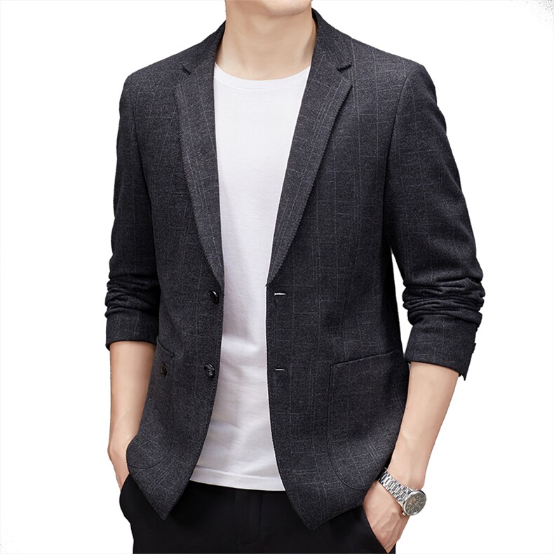 DJ8815钱塘2020-3秋冬季新款时尚休闲简约中年男士西服P152,男装西服,钱塘207-3