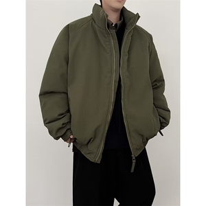 慵懒日系美式复古工装棉服男女冬季潮牌情侣保暖棉衣MF374-P75图片