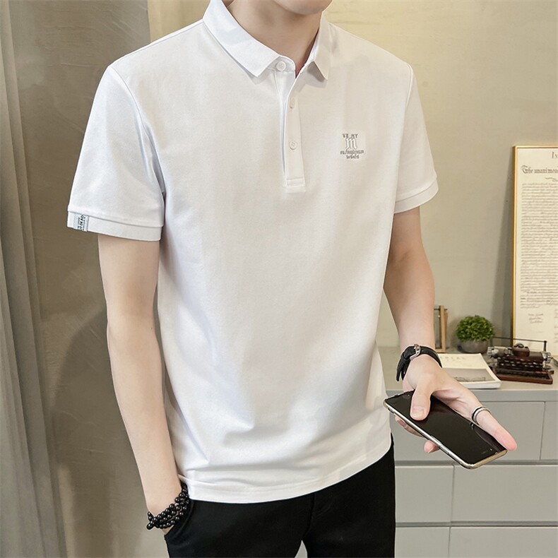 数据款男士青少年POLO衫男装翻领短袖休闲T恤A329-PL2035-P50,男装T恤,电商A329
