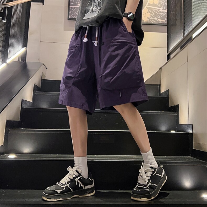 高品夏季工装短裤男纯色宽松大码运动五分裤DSA157B-D606-特P40,男装牛仔裤,电商A157B