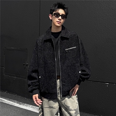 秋冬夹克男潮流翻领工装外套青少年上衣，男装夹克，星座1206（原A206）
