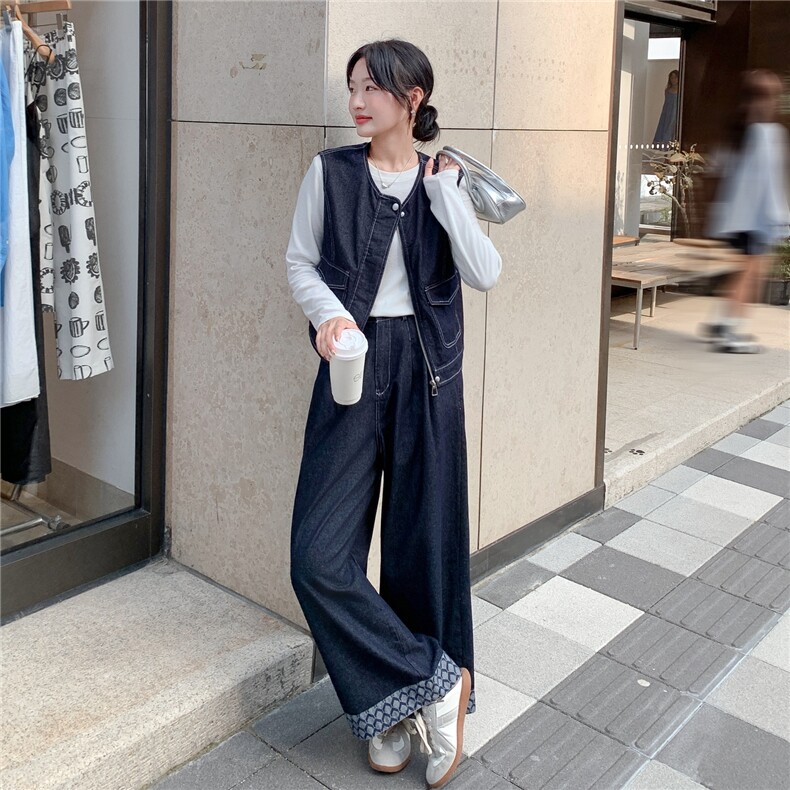 牛仔套装两件套2C205-701-P185-K268,女装套装/套裙,2C205