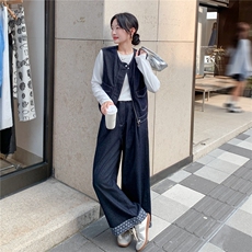 牛仔套装两件套2C205-701-P185-K268，女装套装/套裙，2C205
