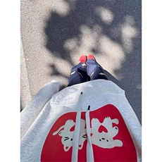 大码设计感小狗贴布刺绣阔腿牛仔裤男女秋季美式高腰情侣垂感裤，男装牛仔裤，星座506A